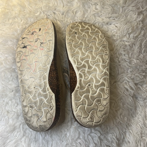 Beige Suede Women's Oxford Shoes - Picture 7 of 10